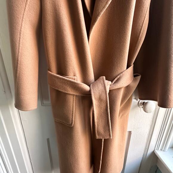 The Curated The Boyfriend Wool Cashmere Coat Camel - Picture 5 of 9